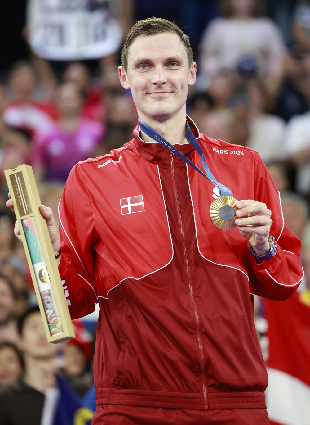 丹麦羽毛球队绝地反击韩国羽毛球队，安赛龙高光表现